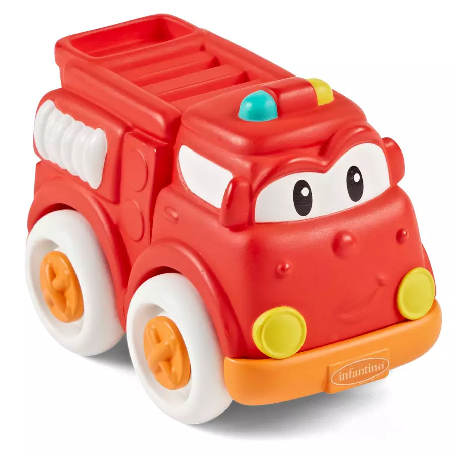 Infantino Grap & Roll Soft Wheels Fire Engine Infantino Grap & Roll Soft Wheels Fire Engine