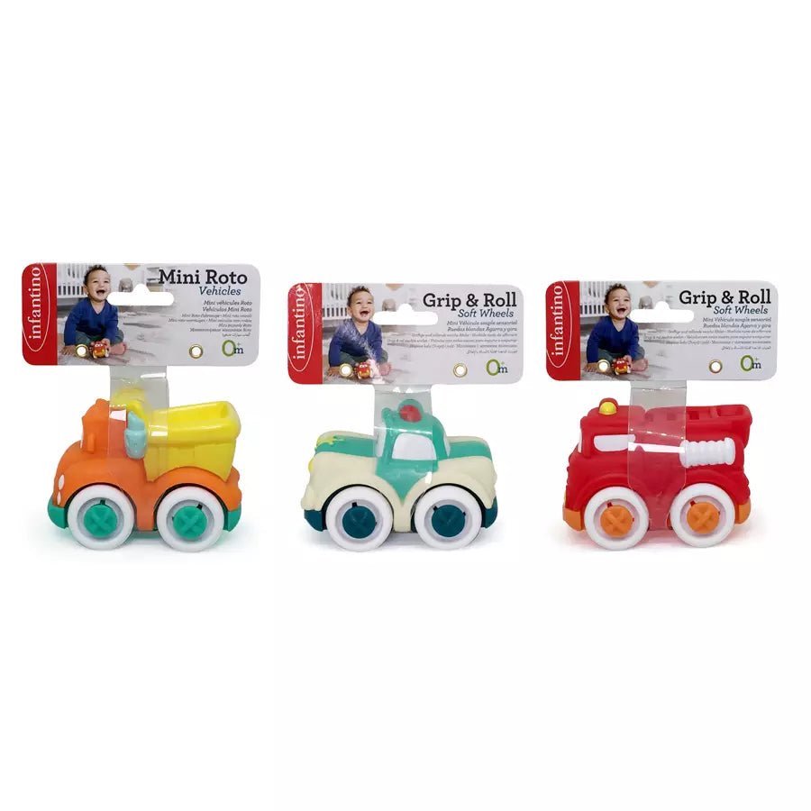 Infantino Grap & Roll Soft Wheels Fire Engine Infantino Grap & Roll Soft Wheels Fire Engine