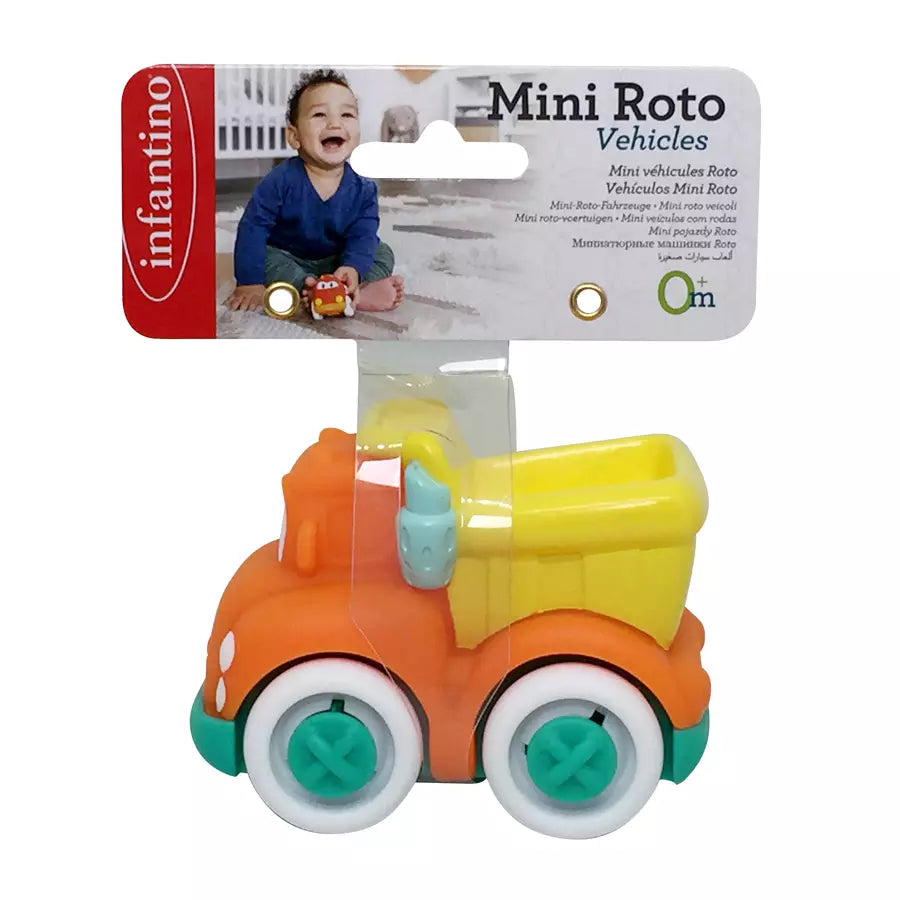 Infantino Grap & Roll Soft Wheels Dump Truck Infantino Grap & Roll Soft Wheels Dump Truck