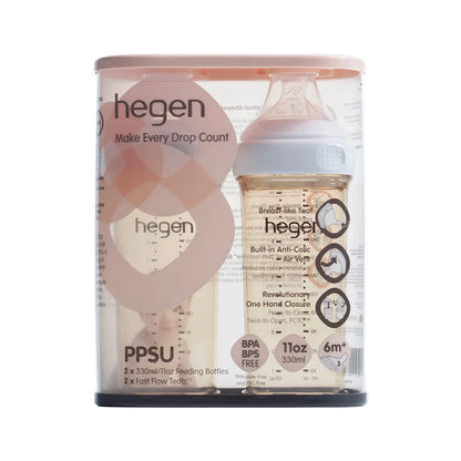Hegen PCTO 330ml/11oz Feeding Bottle PPSU (Pack of 2)