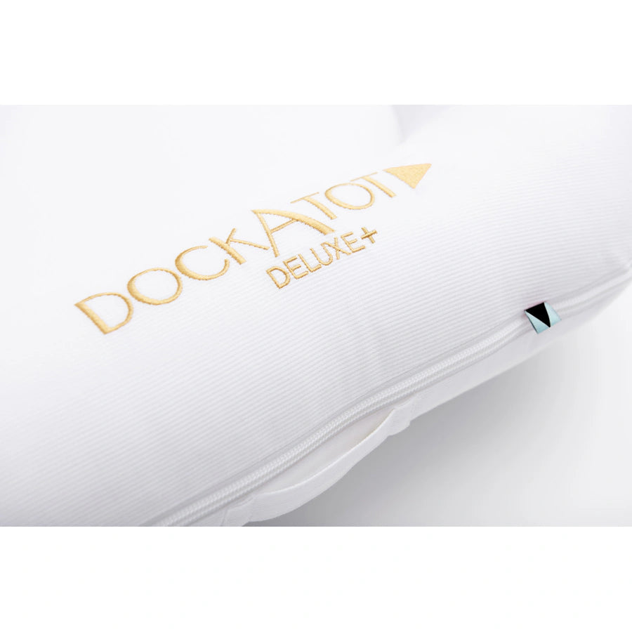 DockATot Deluxe + Pod - أبيض نقي DockATot Deluxe + Pod - أبيض نقي