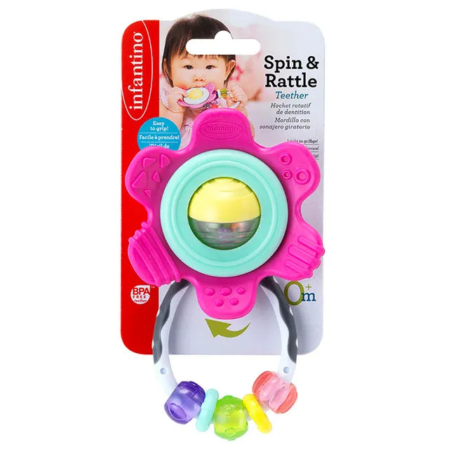 Infantino - Spin And Rattle Teether