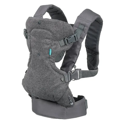 Infantino Flip 4 in 1 Light & Airy Convertible Carrier (Grey, 0M+)