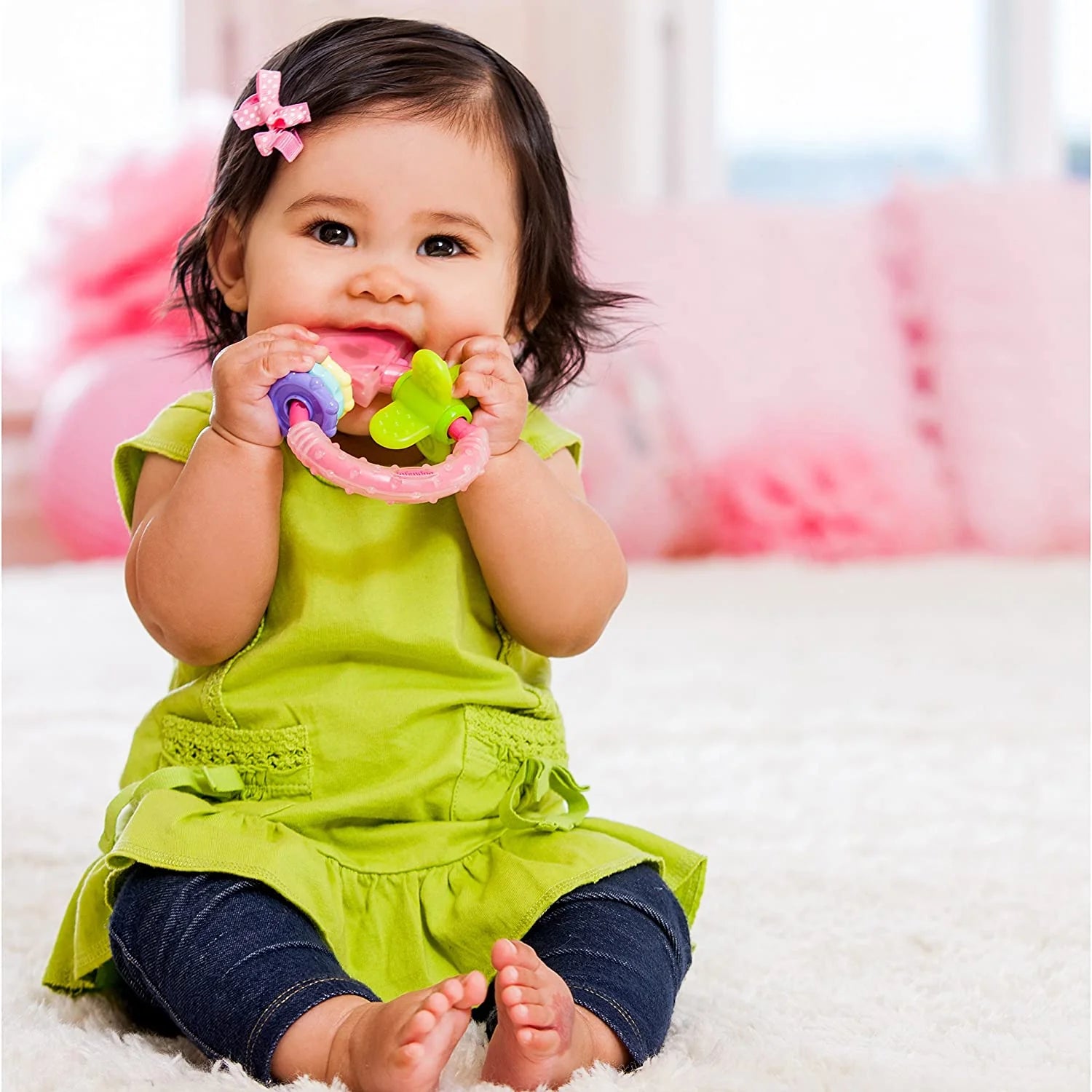 Infantino - Chew & Play Ring Teether