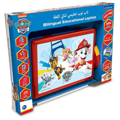 Lexibook Paw Patrol Bilingual Educational Laptop Arabic/English