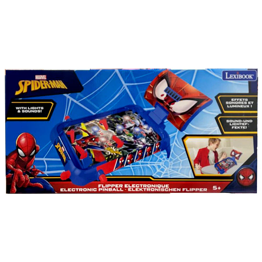 لعبة البينبول الإلكترونية Lexibook Spiderman مع الأضواء والأصوات لعبة البينبول الإلكترونية Lexibook Spiderman مع الأضواء والأصوات