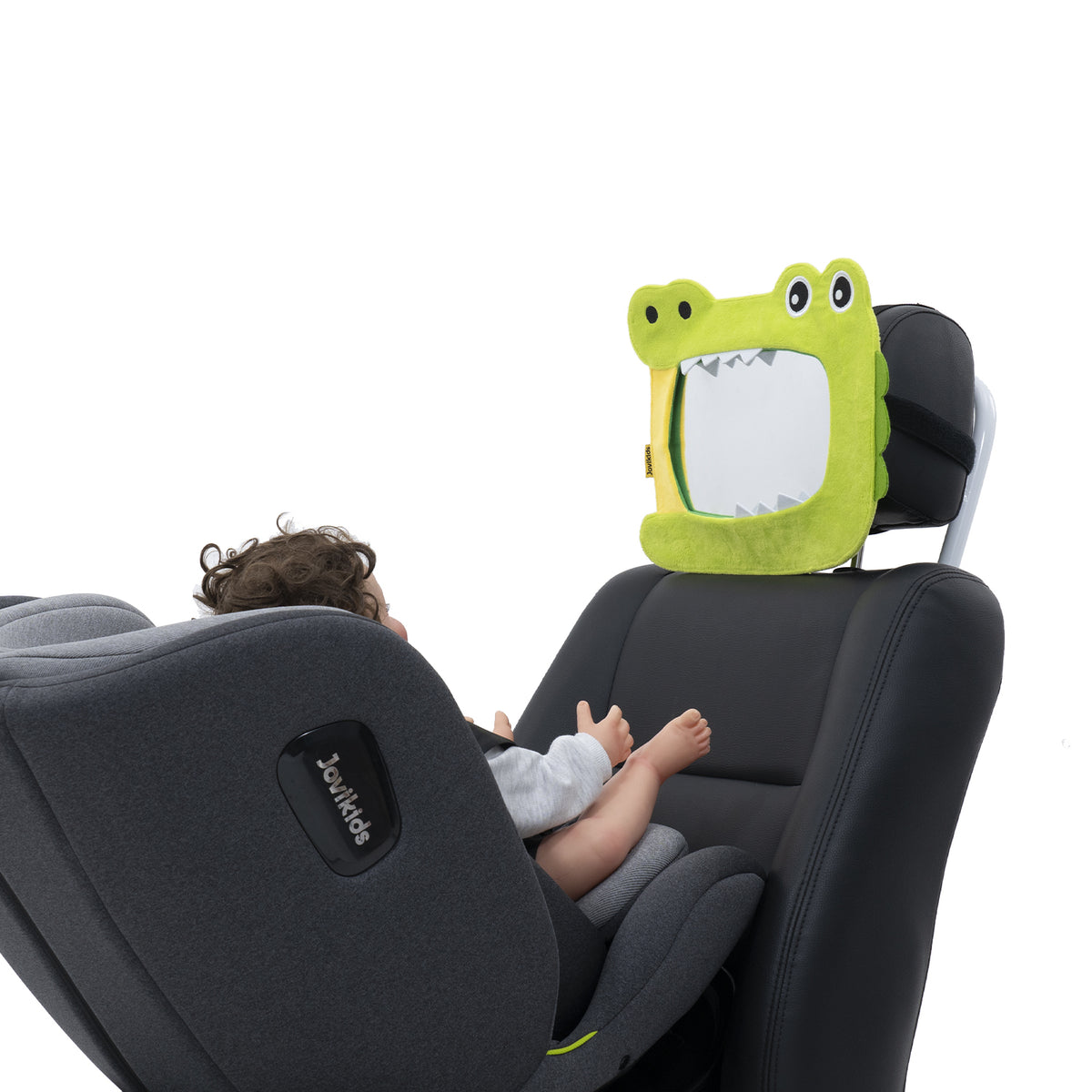 Jovikids Backseat Baby Mirror Crocodile Shatterproof View