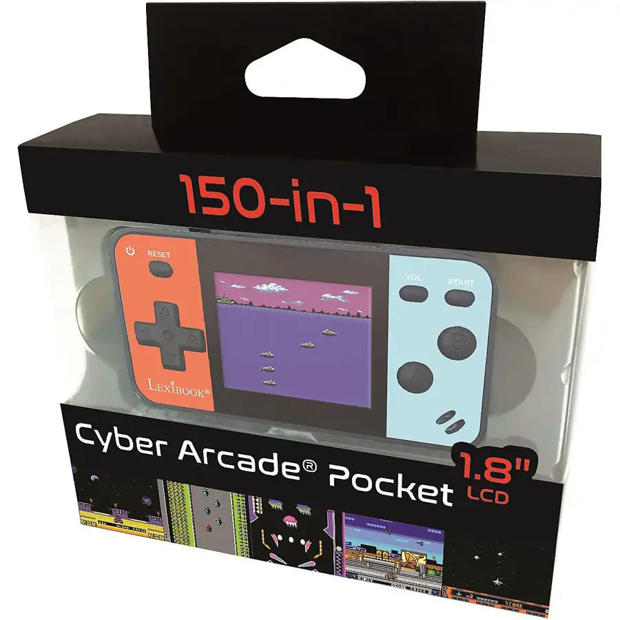 Lexibook - Handheld Console Cyber Arcade Pocket 1.8 Inch 150 Games