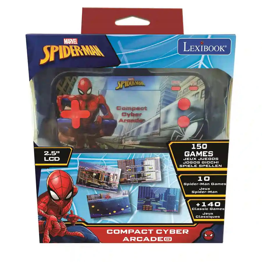 Lexibook Spider-man Handheld Console Compact Cyber Arcade 2.5 Inch 150 Games Lexibook Spider-man Handheld Console Compact Cyber Arcade 2.5 Inch 150 Games