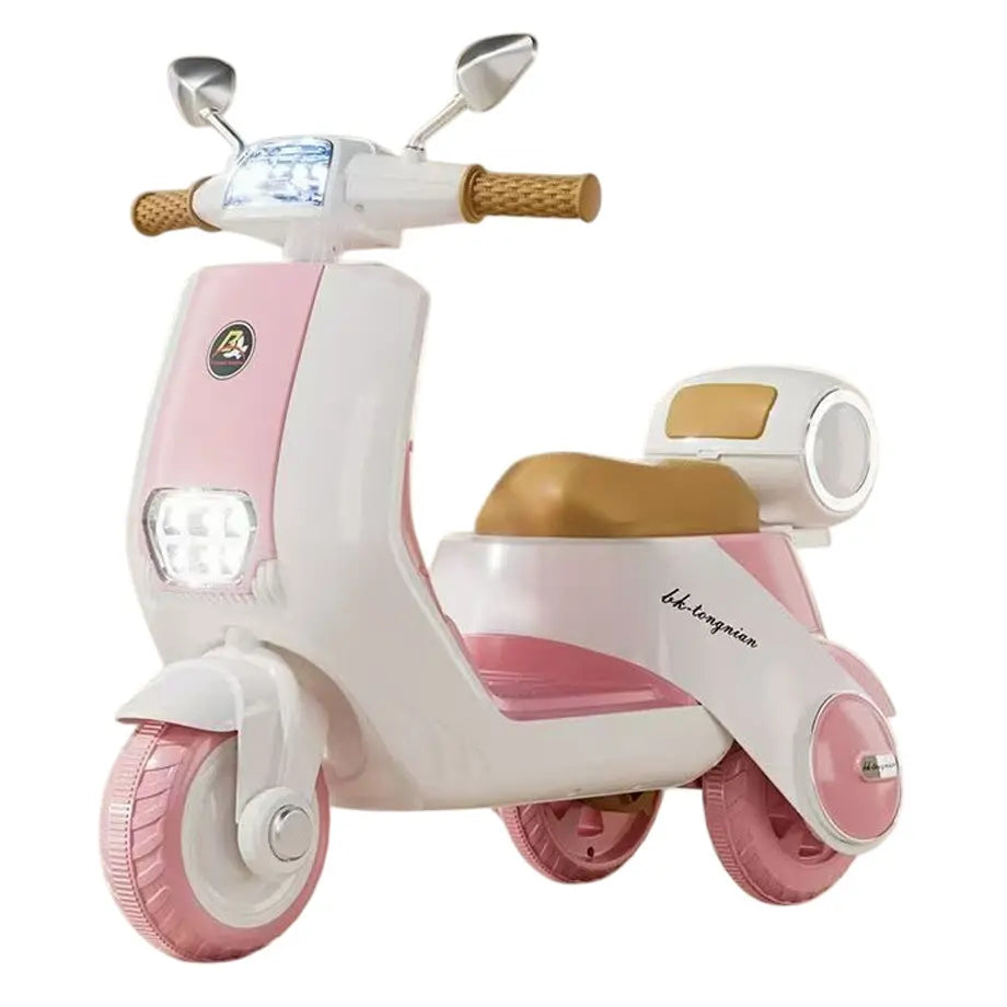Tobbi Kids 6V Electric Motorcycle Ride-On (Pink)