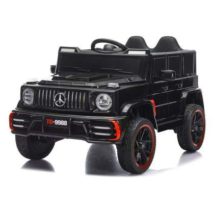 Tobbi Kids Mercedes G63 Style 12V Battery Ride-On Car (Black)
