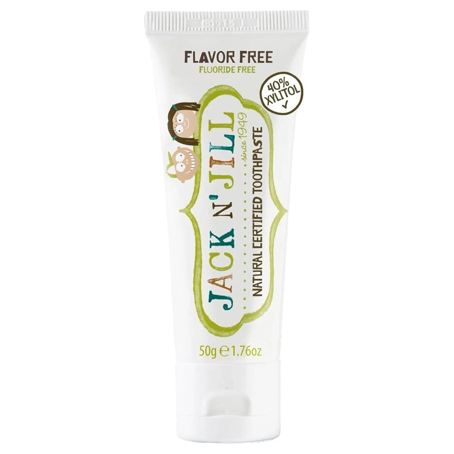 Jack N' Jill Natural Toothpaste Flavour-Free 50g Ecocert Naturally Certified