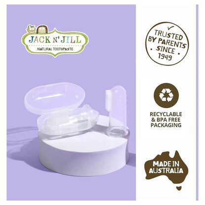 Jack N' Jill Silicone Finger Brush 2 Pack (Stage 1)