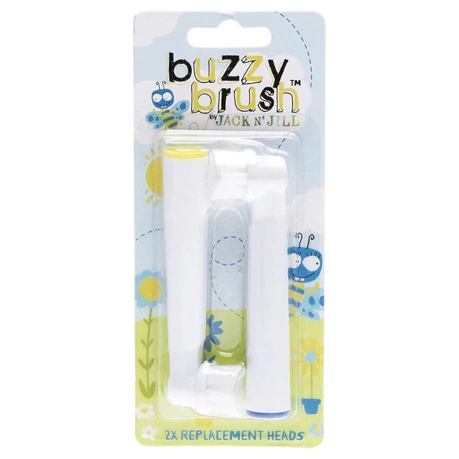 Jack N' Jill Buzzy Brush Replacement Head 2 Pack