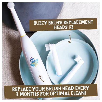 Jack N' Jill Buzzy Brush Replacement Head 2 Pack