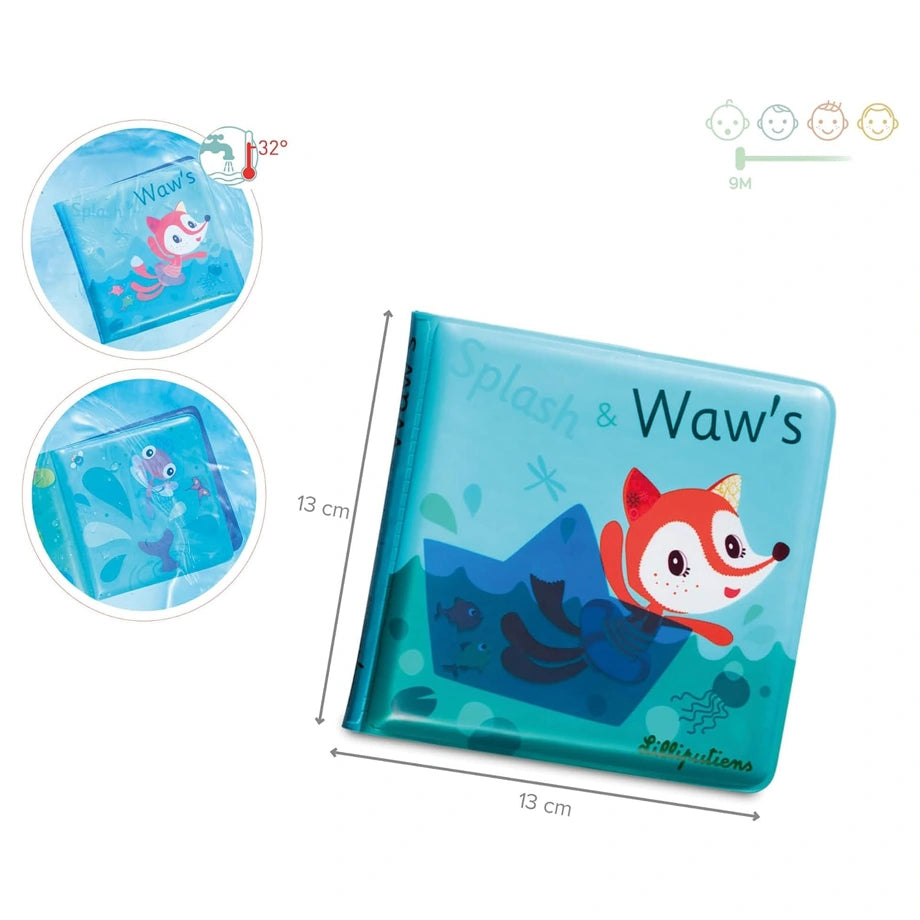Lilliputiens Alice Splash Magical Bath Book