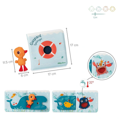 Lilliputiens Gaspard Magical Bath Book