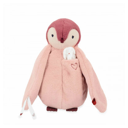 Kaloo Kissing Plush Penguin (Pink)