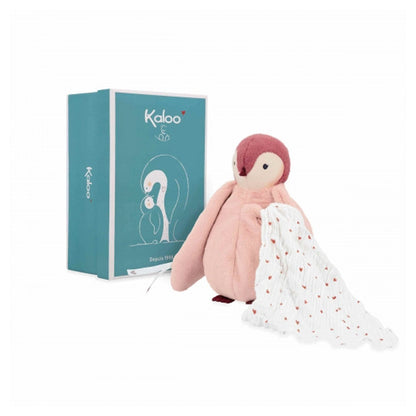 Kaloo Kissing Plush Penguin (Pink)