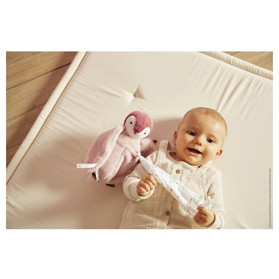 Kaloo Kissing Plush Penguin (Pink)