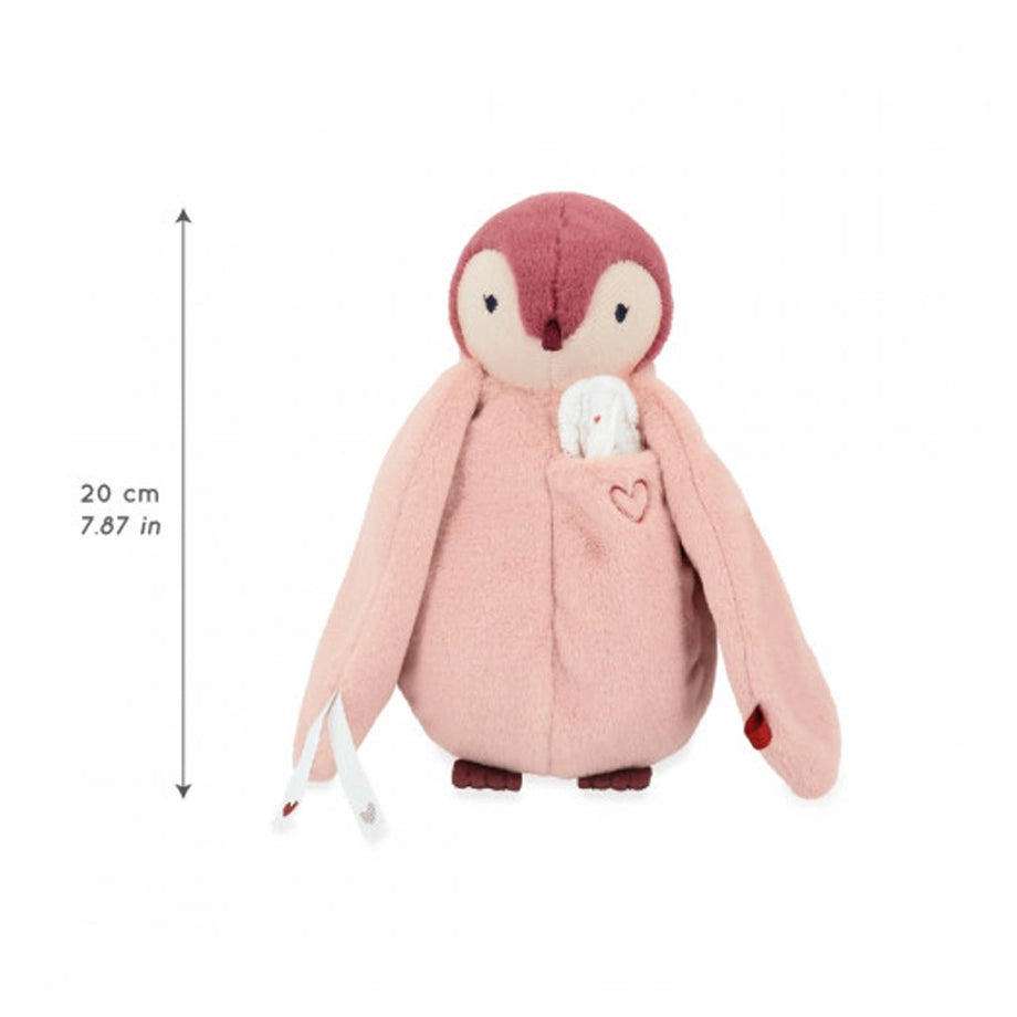 Kaloo Kissing Plush Penguin (Pink)