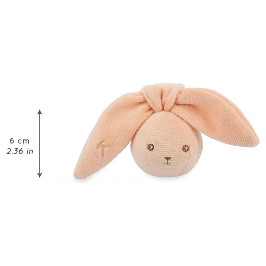 Kaloo Rabbit Rattle Ball (Peach)