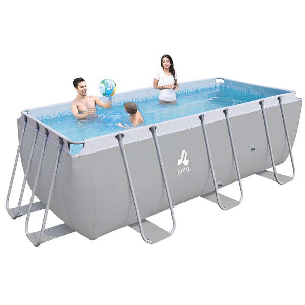 Jilong Rectangular Steel Frame Pool (4.0m x 2.07m x 1.22m)