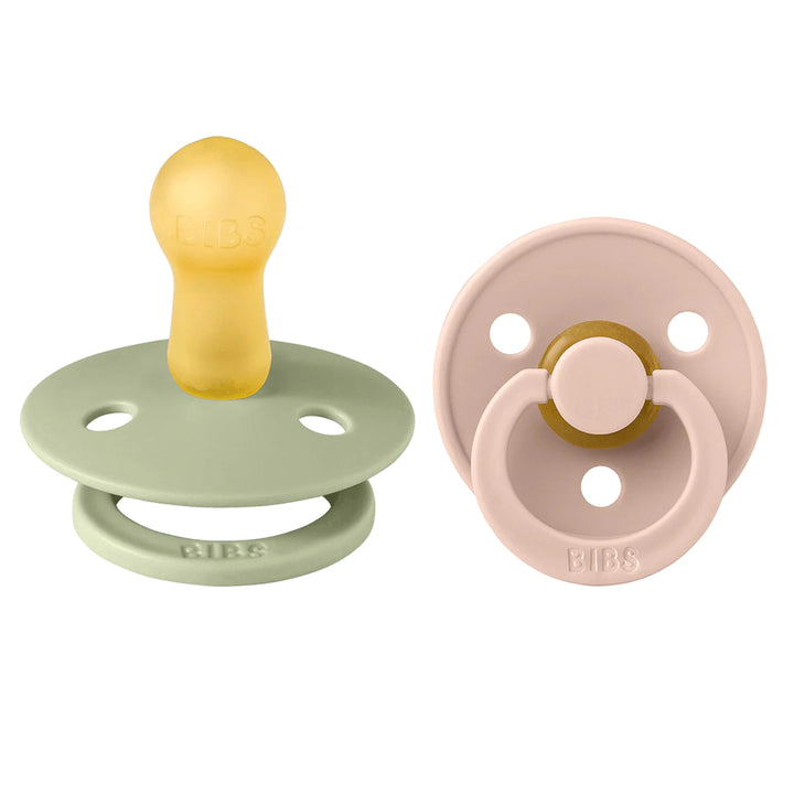 Bibs Colour Latex S2 Pacifier Pack of 2 (Sage Blush)