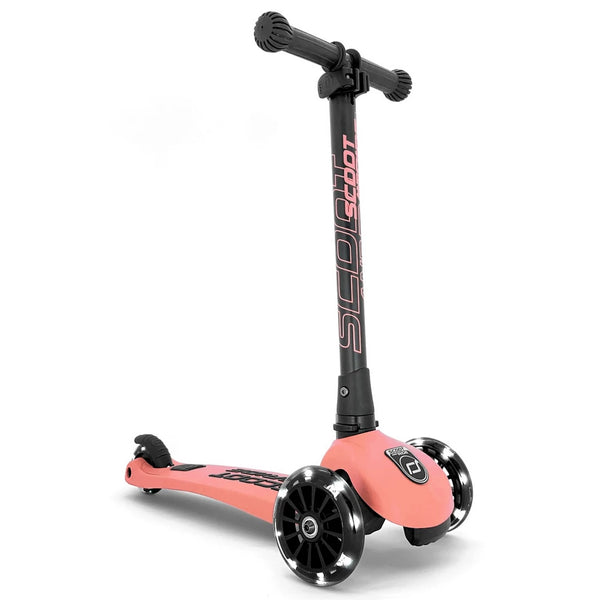 Scoot & Ride Highwaykick 3 LED Scooter (Peach)