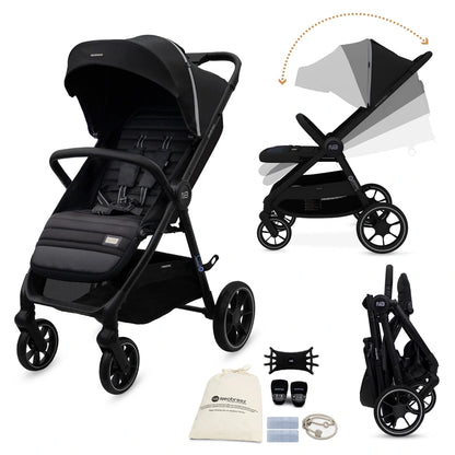 Neobreez Vento All Terrain High Landscape Baby Stroller (Black)
