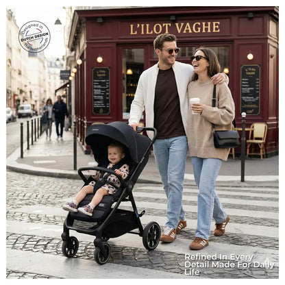 Neobreez Vento All Terrain High Landscape Baby Stroller (Black)