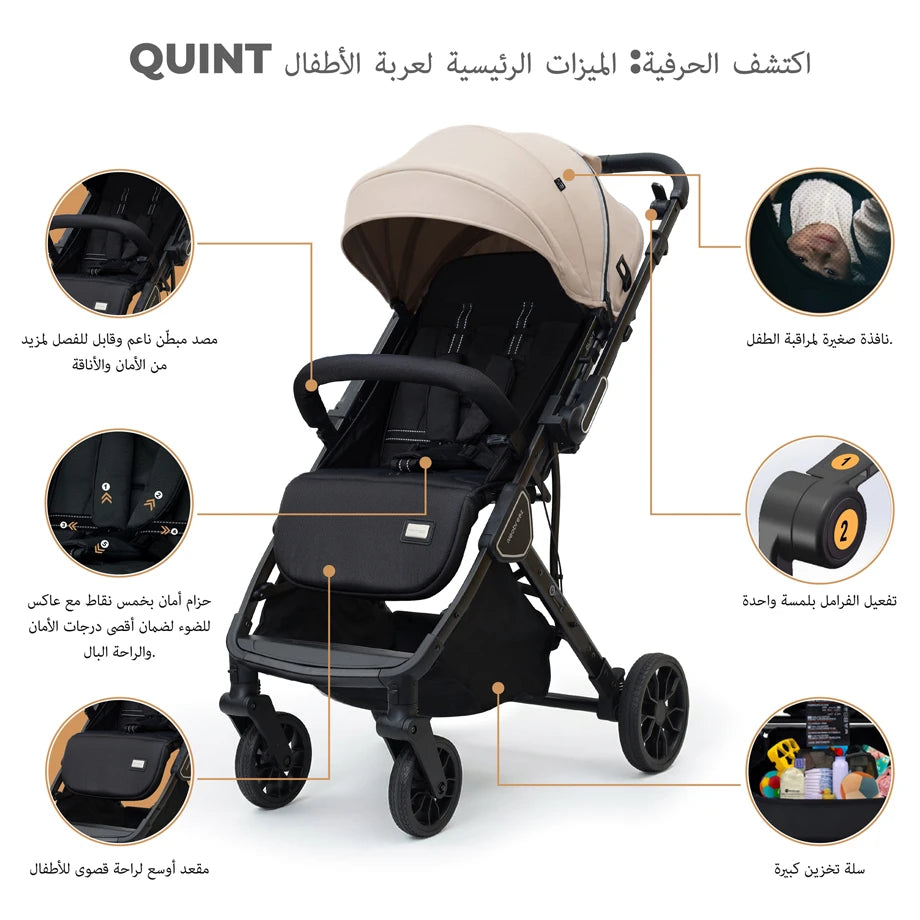 نيوبريز كوينت ريفيرسيبل ترافيل سترولير (بيج)