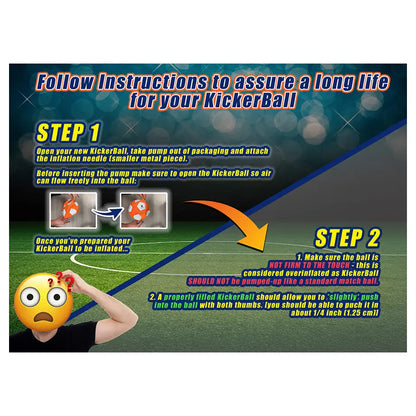 KickerBall Bend Curve & Swerve Ball (Orange)