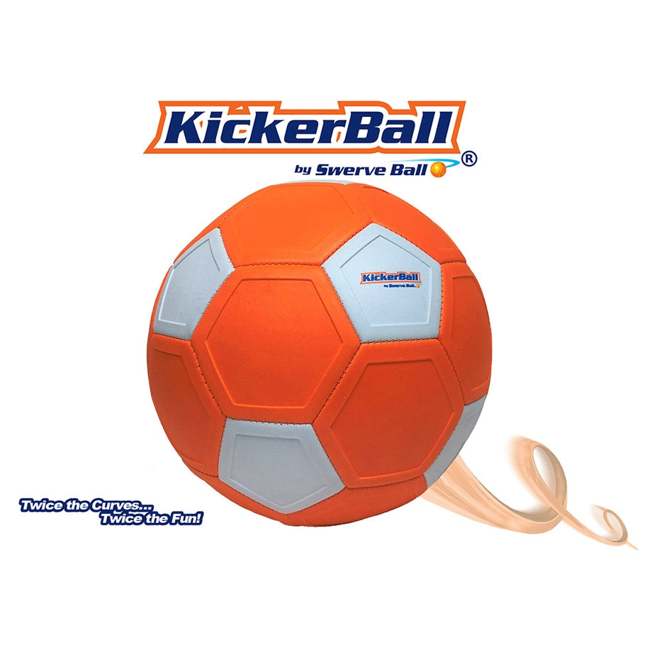 KickerBall Bend Curve & Swerve Ball (Orange)