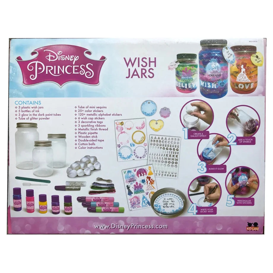 Disney  Princess Wish Jars Craft Kit