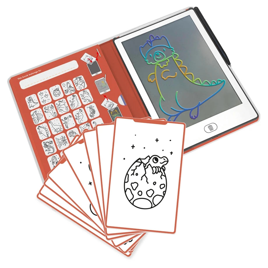 Kidywolf KIDYDRAW Mini LCD Tracing Book (Dino's)