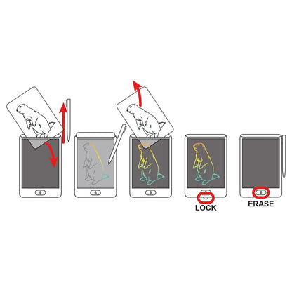 Kidywolf KIDYDRAW Mini LCD Tracing Book (Dino's)
