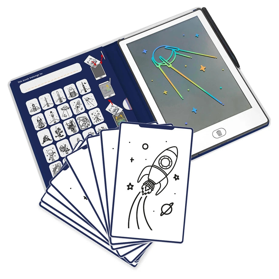 Kidywolf KIDYDRAW Mini LCD Tracing Book (Galaxy)