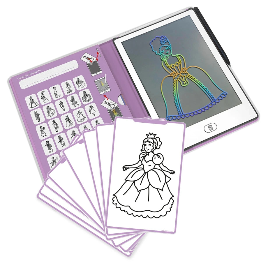 Kidywolf KIDYDRAW Mini LCD Tracing Book (Princesses)
