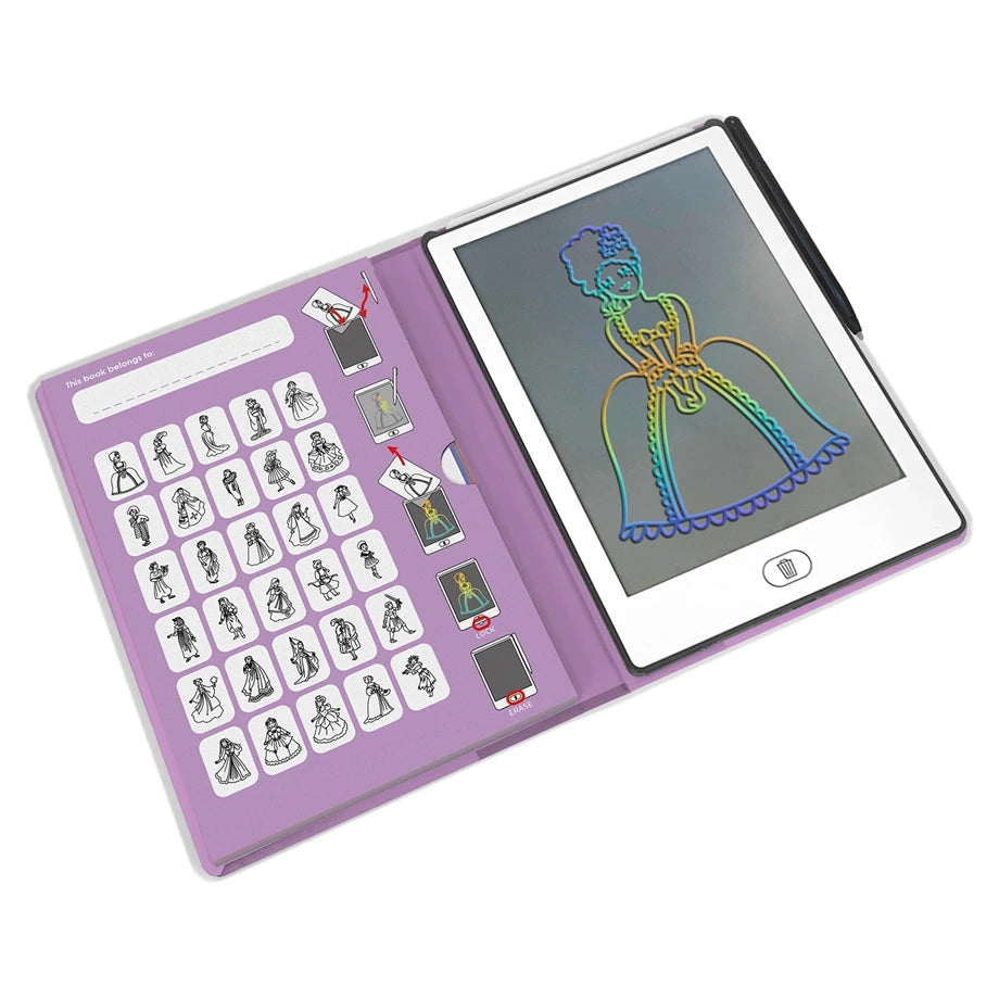 Kidywolf KIDYDRAW Mini LCD Tracing Book (Princesses)