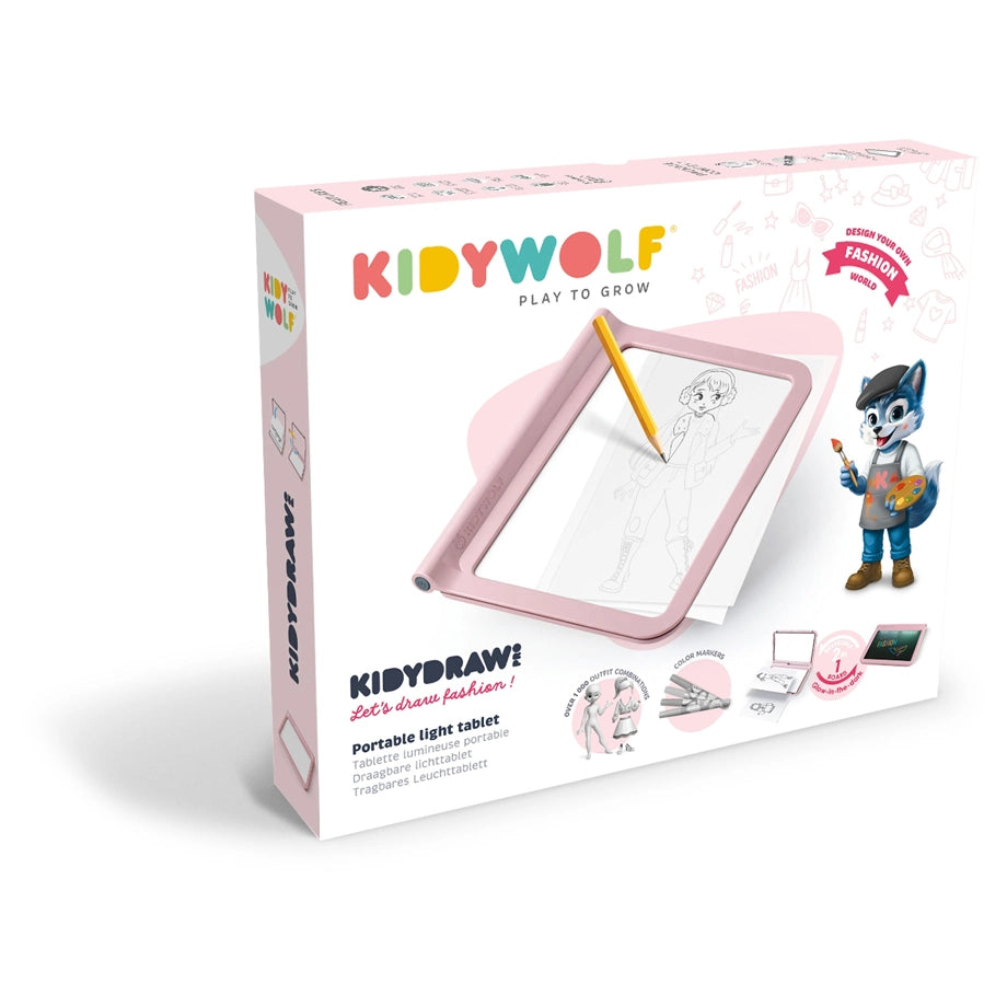 Kidywolf KIDYDRAW PRO Light Tablet (Let’s Draw Fashion)
