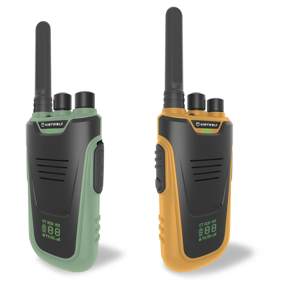Kidywolf Kidytalk Walkie Talkie (Green/Orange)