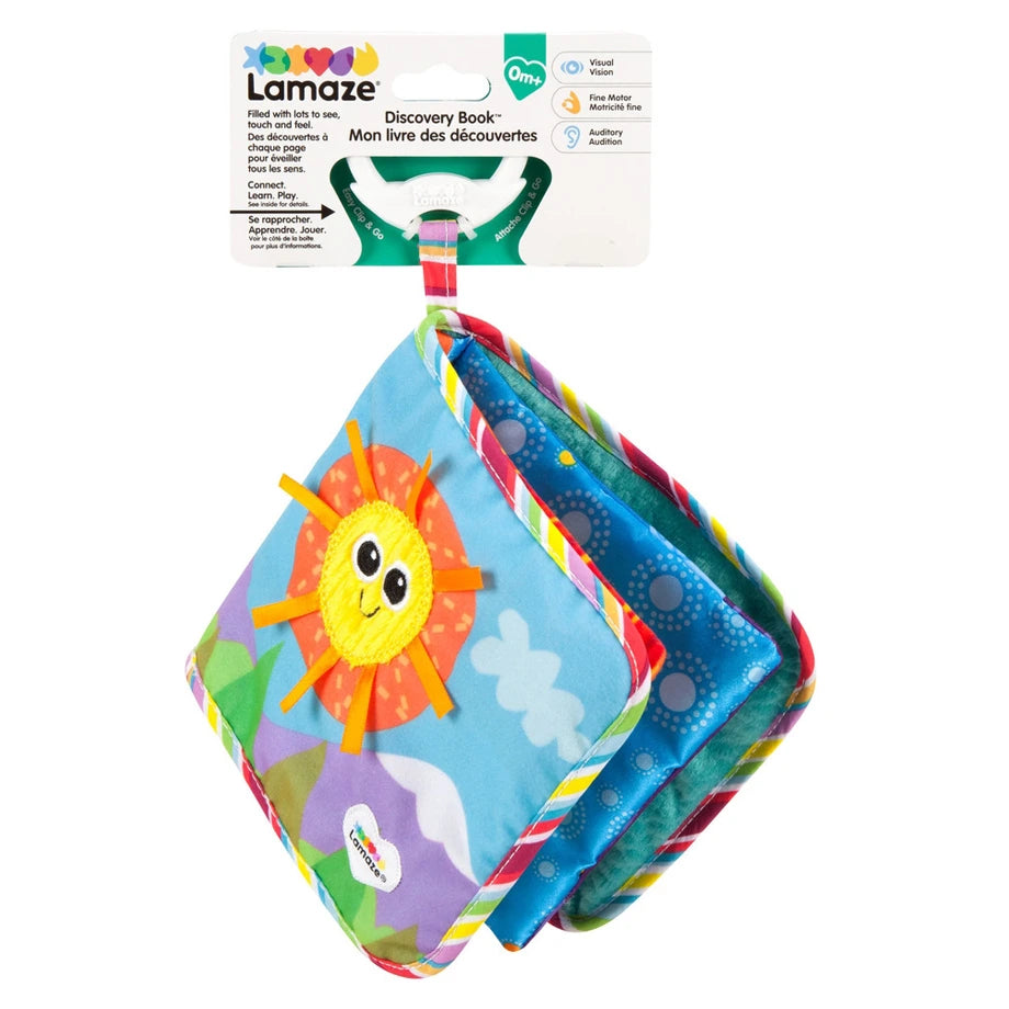 Tomy Lamaze Discovery Soft Baby Cloth Book Sensory Toy