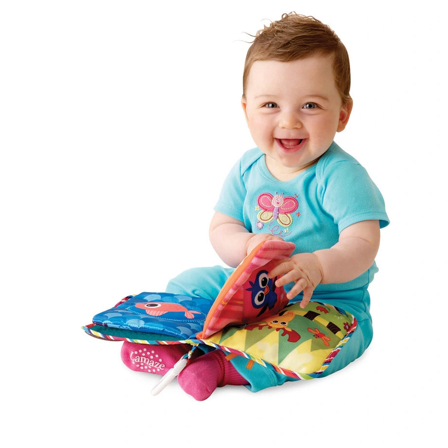 Tomy Lamaze Discovery Soft Baby Cloth Book Sensory Toy