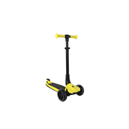 Lamborghini 3-Wheel Scooter Kids Adjustable Height (Yellow)