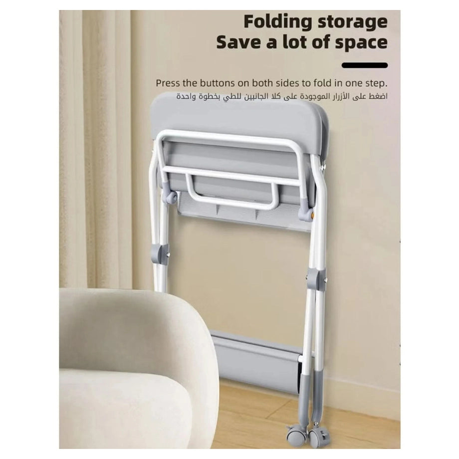 Little Angel Baby Changing Foldable Table With Storage (Shelf Grey)