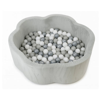 Little Angel Soft Foam Ball Pit Baby Playpen And Ball Pool 200 Balls (Grey)