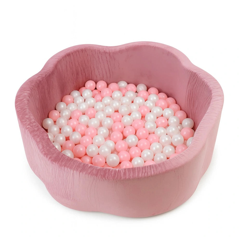 Little Angel Soft Foam Ball Pit Baby Playpen And Ball Pool - 200 Balls (Rose Pink)