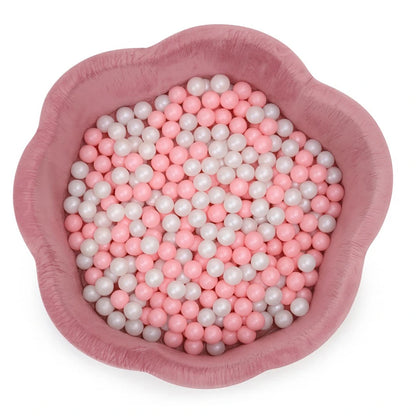 Little Angel Soft Foam Ball Pit Baby Playpen And Ball Pool - 200 Balls (Rose Pink)