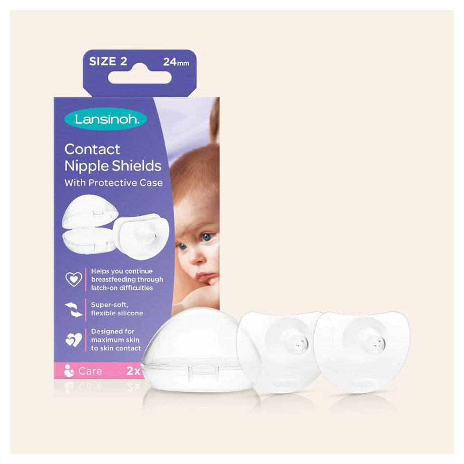 Lansinoh Contact Nipple Shields 24mm (Pack of 2)